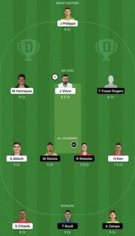 SIX vs STA Dream11 Prediction Team, Grand League